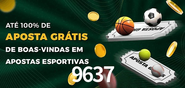 9637 Ate 100% de Aposta Gratis